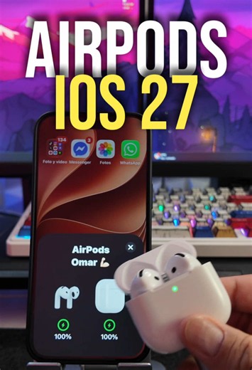 Cómo actualizar tus AirPods a ios27 #airpods #ios27 #iphone #apple #ios