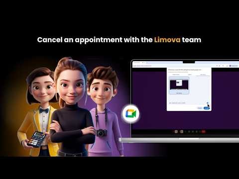 Cancel an appointment with the Limova team — Tutorial