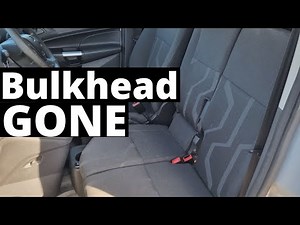 Ford Transit Connect Bulkhead Removal And Passenger Seat Conversion