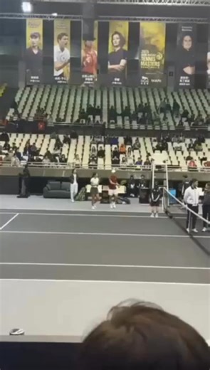 HAPPENING NOW: Alex Eala’s Mixed Doubles match in the MGM Macau Tennis Masters. | via Dyan Castillejo, ABS-CBN News | ABS-CBN News