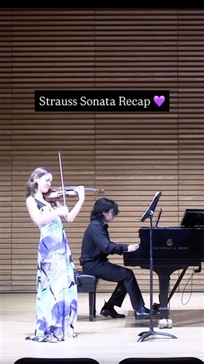 Makaela on Instagram: "So much fun playing this with @arturocket - we’re playing this on both of our recitals in the spring so I’m super excited to keep working on it! Definitely one of my favorite sonatas!! #violin #violinist #musician"