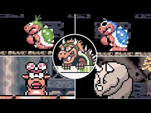 Super Mario World: Super Mario Advance 2 | All Bosses (No Damage) [4K 60FPS]