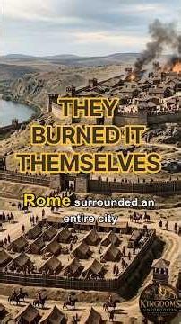 Why Did an Entire City Choose Death Over Rome? #shorts