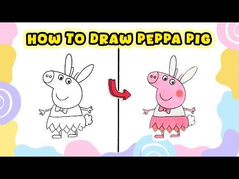 How to Draw Peppa Pig – Simple Cartoon Character Drawing Guide