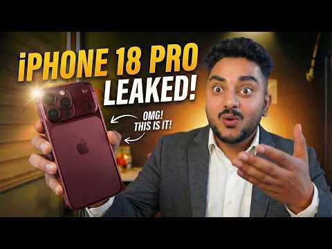 iPhone 18 Pro EARLY LOOK 🔥 Big Design Changes, Camera Upgrades & AI Leaks!