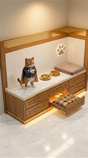 Cat Builds Zombie's Tunnel Arena & Golden Dining Hall 😳🐾 #shorts