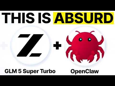 GLM 5 Turbo + OpenClaw is INSANE!
