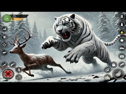 SNOW TIGER FAMILY SIMULATOR 3D ANDRIOD GAMEPLAY #1
