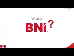 What is BNI? The World's Largest Business Networking Organization