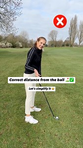 Correct distance from the golf ball trick 🏆⛳️🤯 | Georgia Ball Golf