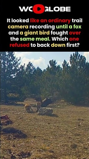 The Fox and Vulture's INTENSE Battle Over a Carcass