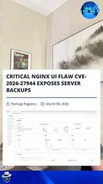 A CRITICAL NGINX SERVER MANAGEMENT BUG #tech #news #cybersecurity #hackprotech #nginx