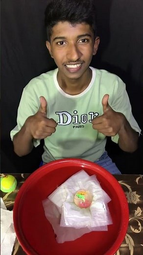 How many tissues does it take to drown a shark 🤔#skills #experiment #shorts