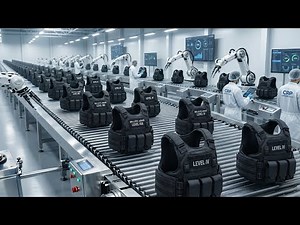 How Bulletproof Jackets Are Made | Inside a Ballistic Armor Factory (Full Process)