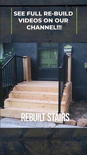 We built wood steps over our concrete steps