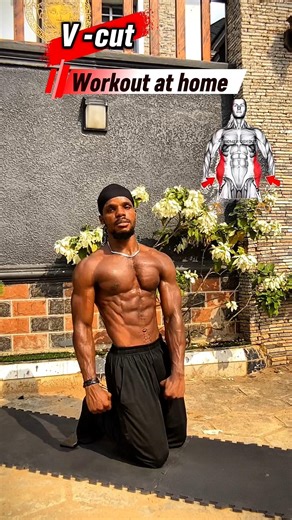 V line abs workout #fitness