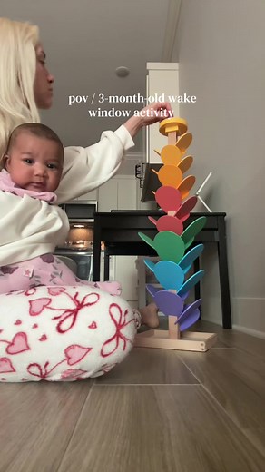 POV: 3-Month-Old Wake Window Activities with Nosey Baby