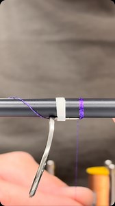 All that glitters isn’t gold. It’s purple and gold! #fishing #fishtok #rodbuilding #rodbuilder #edgerods | Edge Rods by Gary Loomis