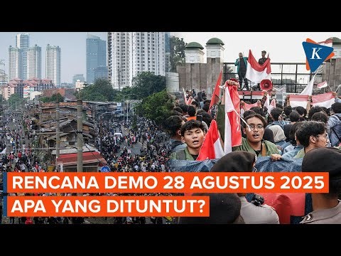 Demo Besar-besaran Buruh 28 Agustus 2025 di DPR, Apa yang Dituntut?