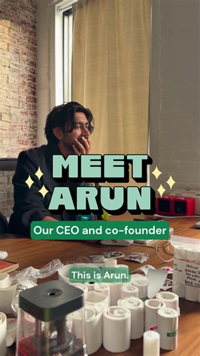 Meet the CEO who's more likely to be found with sandpaper than a spreadsheet 🪵✨ This is Arun, co-founder of Stickerbox. When he’s not in boardrooms, he's hand-cutting colored pencils for your orders. Because when you're building something from scratch, no job is too small. What would you ask Arun if you could? 👇 #customstickers #narratortrend