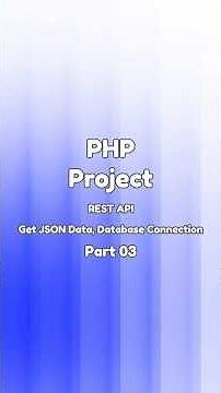 PHP Project Part 03 | REST API #php #phptutorial #phpproject #phpdeveloper