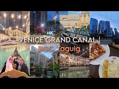 venice grand canal | bgc taguig, philippines | FritzAndFam