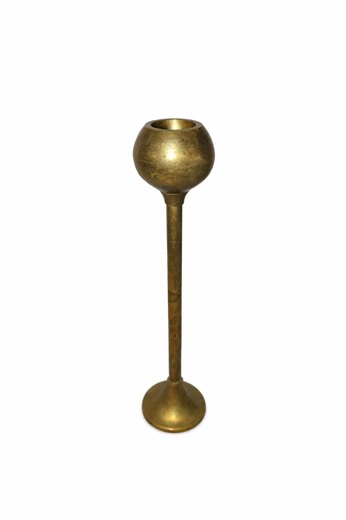 Vintage Brass Candlestick Holder | Slim Minimalist Taper Candle Holder | Made in India - Etsy