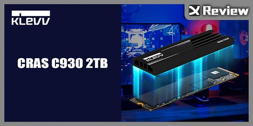 KLEVV CRAS C930 2TB SSD 開箱測試 / 隨附散熱片自由安裝 PC、PS5 通用的極致效能