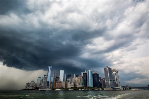 See a NYC high-rise apartment creak and wobble during a storm