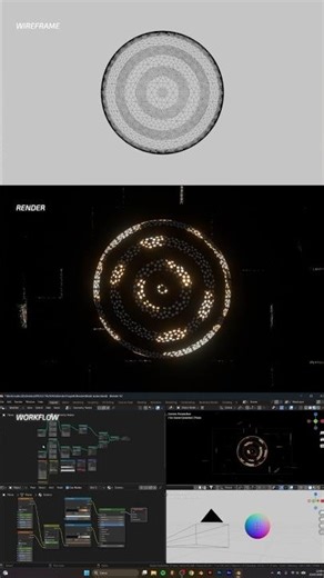 Loop animation with Texture nodes in Blender! #blender3d #animation #digitaldesign #motiongraphics