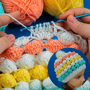 642K views · 17K reactions | Touca de crochê com padrão em relevo - um tutorial para iniciantes! | Miarti - Crochê e Tricô | Facebook