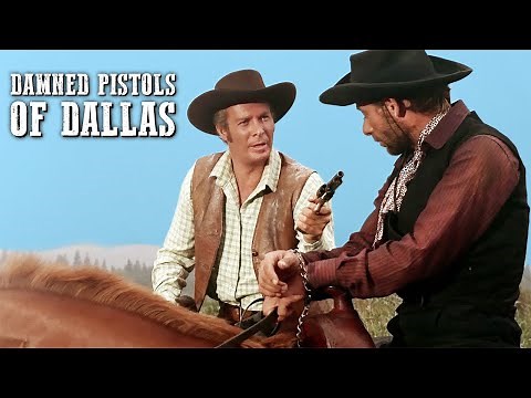 Damned Pistols of Dallas | COWBOY MOVIE | Spaghetti Western | Wild West | Free Full Western Movie
