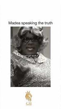 Madea speaking the TRUTH on people in our LIFES #motivation