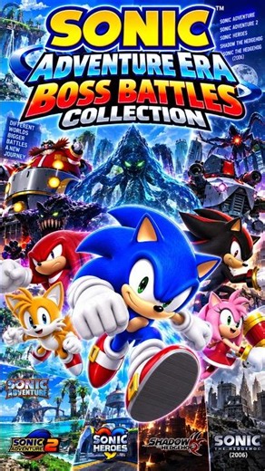 Sonic the Hedgehog Adventure Era - All Boss Battles Shorts-Reels (SA1, SA2, Heroes & More)