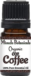 Miracle Botanicals Coffee Essential Oil - 100% Pure Coffea Arabica - Therapeutic Grade (5ML)