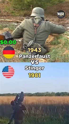 German Panzerfaust vs US Stinger😲⚡ | Matel Restoration