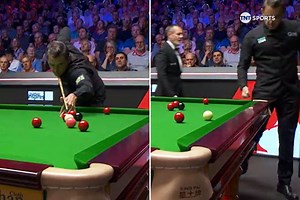 'Saw what he thought of that' - Ronnie O'Sullivan punches table in frustration