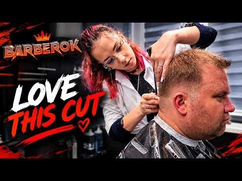 💈Sweet & Meticulous Veronica — The Most Charming Short Haircut | ASMR