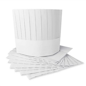 [Hot Item] Disposable Chef Hat Paper Chef Hats with Adjustable Head Circumference
