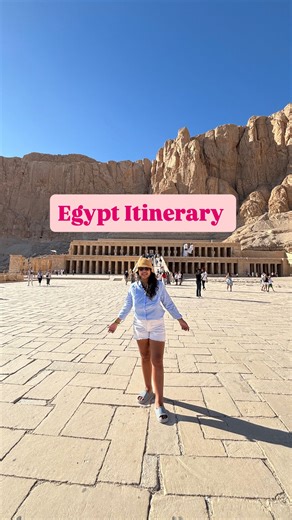 ESHA | Travel Tips & Itineraries on Instagram: "Ultimate Egypt Travel Itinerary 🇪🇬✨ Explore Cairo, Giza Pyramids, Luxor temples, Nile cruise, Hurghada , and more. Perfect for first-time Egypt travelers—save this itinerary for your trip! . Egypt travel, Egypt itinerary, Egypt trip, Egypt travel guide, Egypt bucket list, Egypt vacation, Egypt tourism, Egypt travel tips, Egypt travel itinerary, Egypt tour, Cairo itinerary, Giza Pyramids, Luxor temples, Aswan travel, Nile cruise, Abu Simbel, Valle