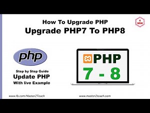 How to update PHP7 to PHP8 - Step by Step Guide 2022