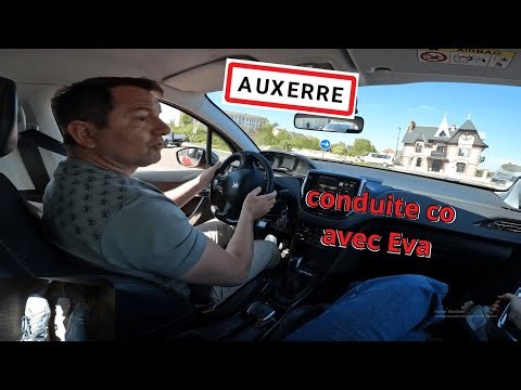 Guided driving in Auxerre with Eva 🚗 | Anticipation, fluidity and tips!