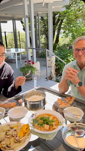 My first lunch in US with my friends! They are Love it 🥰 | Hau Ha Trail Runner