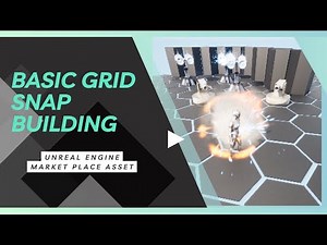 Basic Grid Snapping Building and Turret System Demo - Unreal Engine 5 Marketplace Asset