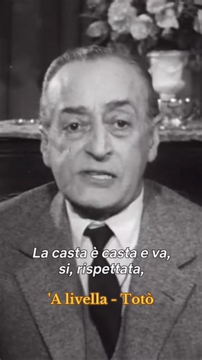 1.5M views · 25K reactions | Ci sono poesie che sanno spogliare la vita delle sue maschere. ’A livella di Totò è una di queste: un canto lieve e tagliente, dove la morte diventa maestra di giustizia. #fblifestyle #toto | Le poesiole di Monica Messa | Facebook