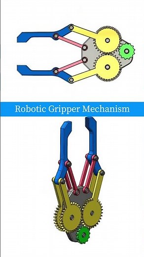 ✅Robotic Gripper Mechanism