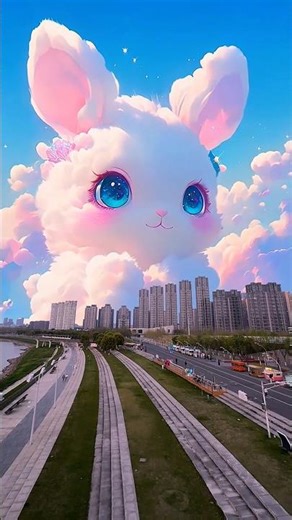 Cute dreamy kitty flying in the sky #kittens #kittenlove #catsoftiktok #foryoupage