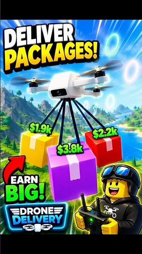 I Found Roblox's Most Addicting Drone Game... #roblox #dronedelivery