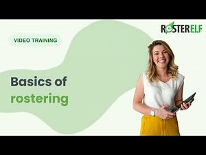 Rosterings basics in RosterElf