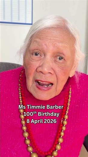 Timmie Barber Receives Letters on Her 100th Birthday
